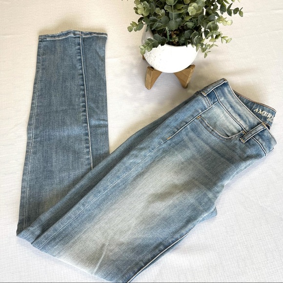 American Eagle Jegging Super Stretch 4 X-Long blue - Picture 2 of 12